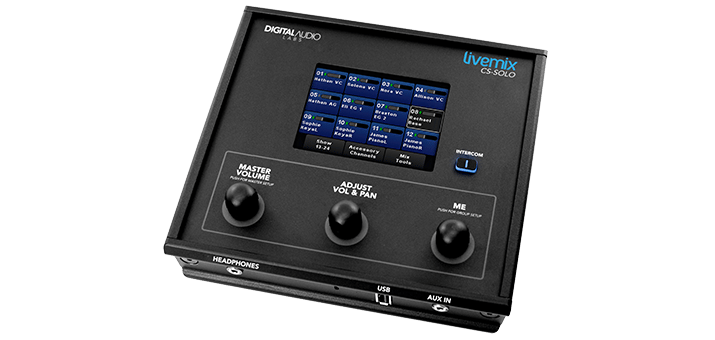 Product-Hero-Image Livemix CS-SOLO single mix personal mixer