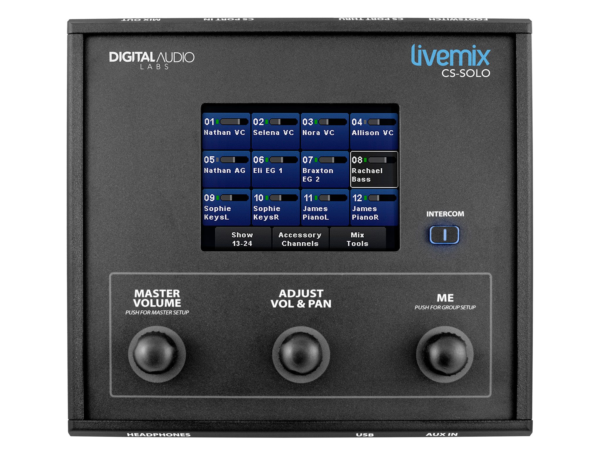 Livemix CS-SOLO personal mixer top image