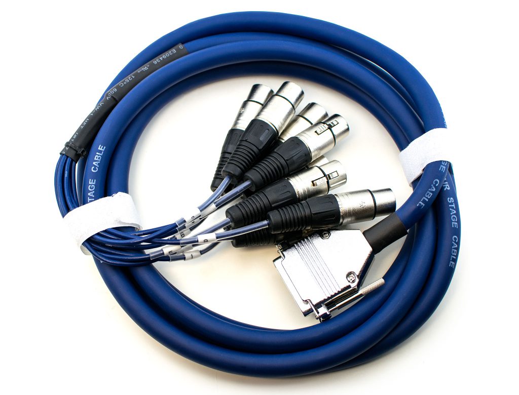 Livemix DB25 to XLR cable 10 foot