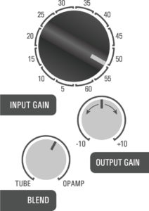 500DT Dual Topology tube preamp hybrid - bass example