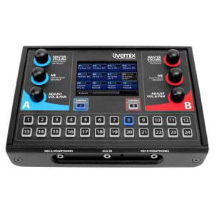 Livemix cs-duo dual mix two mix personal mixer