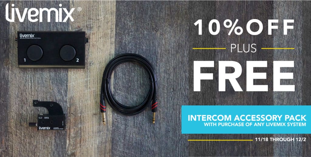 Free Livemix Intercom Accessory Bundle for Black Friday